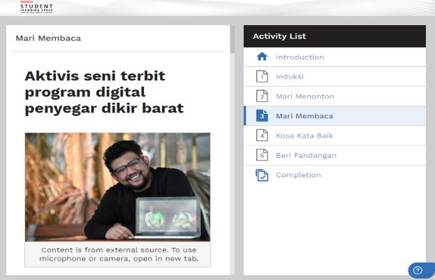 Program Bacaan Berstruktur | Reading Programme